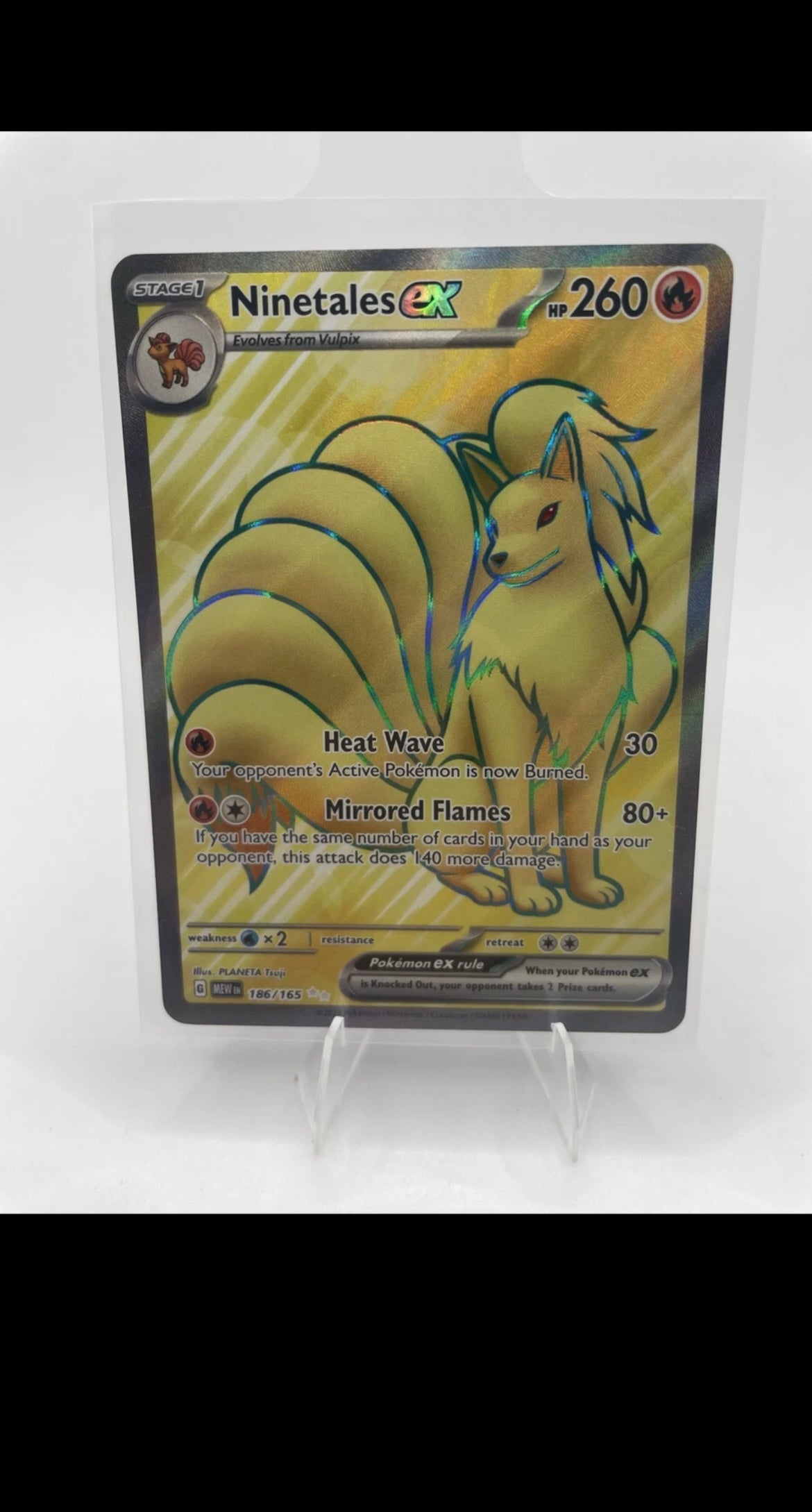 Ninetales ex - 186/165 - SV: Scarlet & Violet 151 (MEW)